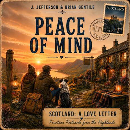 Single cover for Peace of mind from the album Scotland – A Love Letter by J. Jefferson & Brian Gentile.