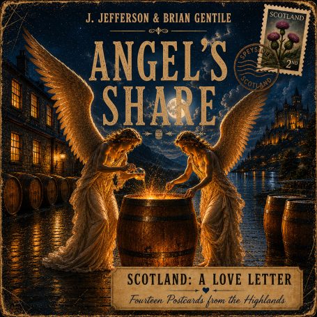 Single cover for Angel's share from the album Scotland – A Love Letter by J. Jefferson & Brian Gentile.